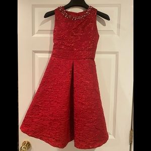 Beautifully-detailed Red Dress